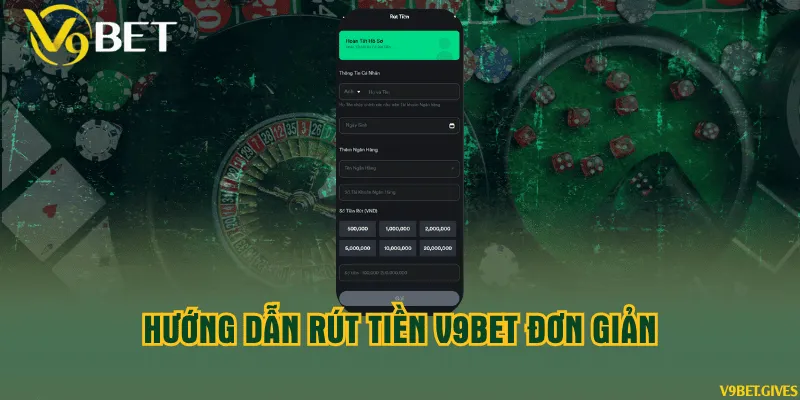 Rút tiền V9BET